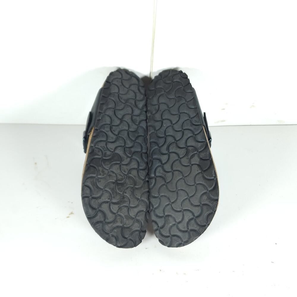 Birkenstock Women's Gizeh EU37 US6 Black Birko-Flor T-strap Thong Sandals - Picture 12 of 16